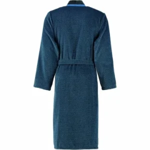 Am billigsten 💯 Cawö Bekleidung Cawö Bademäntel Kimono 4839 In Blau/schwarz – 19 Günstig Kaufen 🔥 8