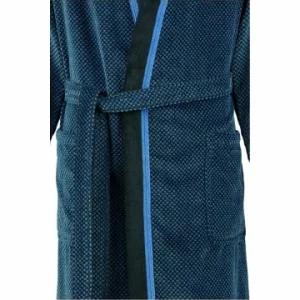 Am billigsten 💯 Cawö Bekleidung Cawö Bademäntel Kimono 4839 In Blau/schwarz – 19 Günstig Kaufen 🔥 10