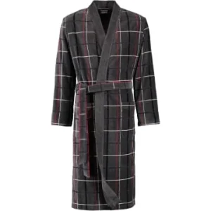 Rabatt 🎁 Cawö Bekleidung Cawö Bademäntel Kimono Karo 4853 In Anthrazit-rot – 79 Günstig Kaufen ✔️ 10