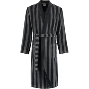 Coupon ⌛ Cawö Bekleidung Cawö Bademäntel Kimono Streifen 2612 In Schwarz – 97 Günstig Kaufen ⭐ 10