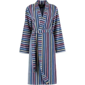 Brandneu 🤩 Cawö Wäsche Cawö Bademäntel Kimono Streifen 3343 In Blau-multicolor – 12 Günstig Kaufen 🤩 10