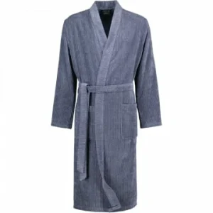 Neu 🥰 Cawö Bekleidung Cawö Bademäntel Kimono Streifen 5506 In Denim – 17 Günstig Kaufen 🧨 7