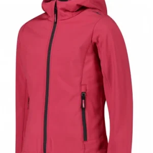 Coupon 😉 Jacken & Mäntel Cmp Softshelljacke Kid Jacket Fix Hood In Rot Günstig Kaufen 🤩 9