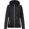 Neu 🎉 Jacken & Mäntel Cmp Softshelljacke 👩 WOMAN JACKET ZIP HOOD In Nero Günstig Kaufen 🎉 8