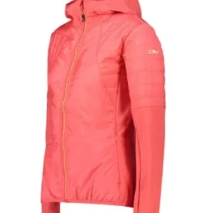 Blitzangebot 💯 Jacken & Mäntel Cmp Wanderjacke Hybrid Jacket Fix Hood In Koralle Günstig Kaufen 🛒 9